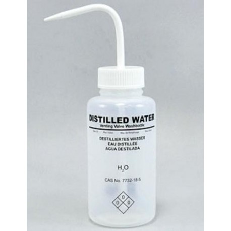 wash bottle brand 500ml with curved straw chemical name distilled distilled water