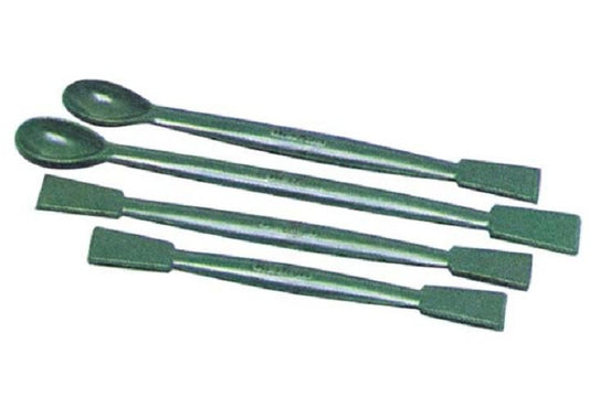 Spatulas, Polypropylene, 1 flat end, 1 spoon end, 210mm-10/pkt