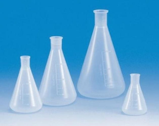 Erlenmeyer flask, 1L, APTACA brand, narrow neck, polypropylene, graduated, autoclavable up to 121oC