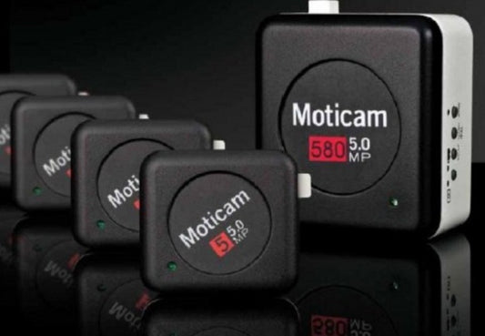 Motic Microscope Cameras and Displays