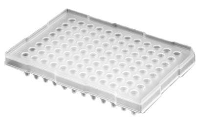 Axygen 96 well PCR plate Elevated skirt to suit ABI Real-time/Sequencing instruments-pkt/50
