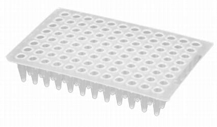 Axygen 96 well PCR Full skirt plate to suit ABI Instruments-pkt/50-FITS ABI/MJ Tetrad