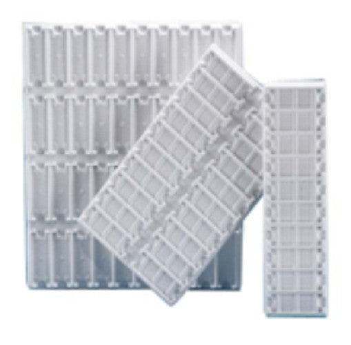 Slide tray made from PVC, each