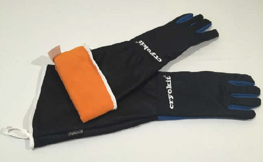 CRYOKIT400-550-Cryogenic & Heat protection gloves, -200 ° C to 150 ° C, waterproof, mid arm style-per/pair