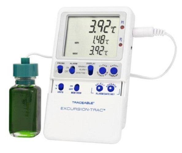 Control Company Traceable® Excursion-Trac™ Datalogging Refrigerator/ Freezer Thermometer