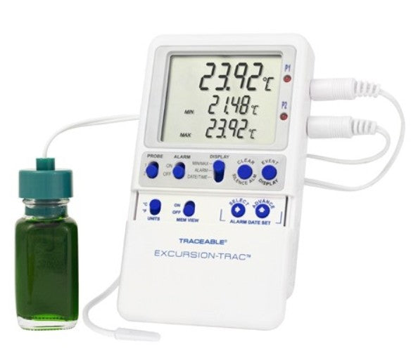Control Company Traceable® Excursion-Trac™ Datalogging Refrigerator/ Freezer Thermometer
