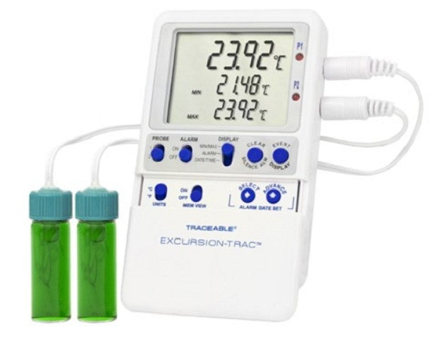 Control Company Traceable® Excursion-Trac™ Datalogging Refrigerator/ Freezer Thermometer