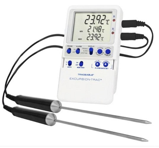 Control Company Traceable® Excursion-Trac™ Datalogging Refrigerator/ Freezer Thermometer