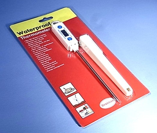 Digital Min/Max Thermometer, -50 to 150oC, Waterproof