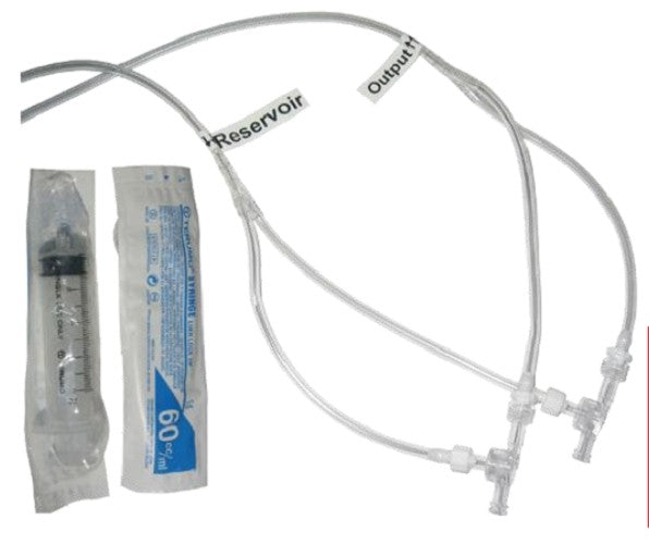 NEW ERA-Dual Pump Plumbing Kit (includes 2 x 60mL luerlock plastic syringes)