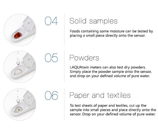 Horriba SALT-11** Pocket Salt (EC sensor) meter, 0 to 100.0 ppt, 0% to 10.00%, 2-pt calibration
