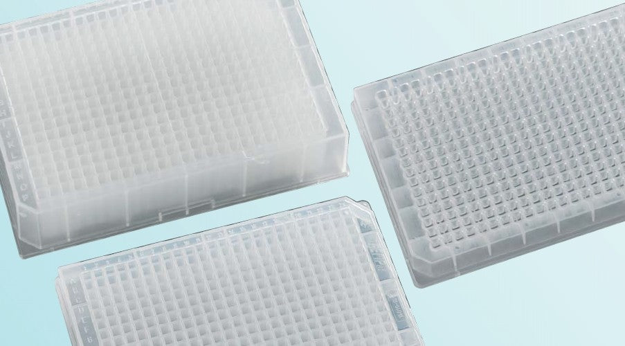 Porvair 384 Square Well Polypropylene Porvair Shallow & Medium Height Storage Plates.