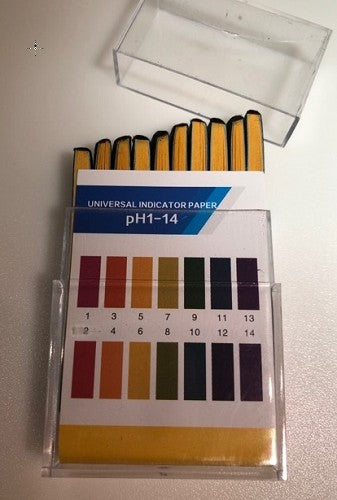 SSS Economy Universal Paper Indicator Strips, pH Range: 1-14, (10 x books 20 strips), pkt/200