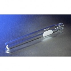 Corning-Pyrex-disposable screw cap culture tube, round bottom, white marking spot, 7.5ml, 13x100mm, thread 13-415-pkt/1000