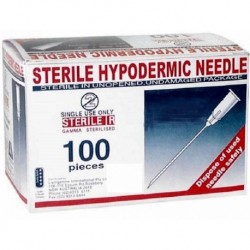 Needle ,Slip,Disposable-21G X 38mm, 0.8 OD (Box 100)