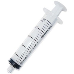Terumo Disposable Syringes-60mL, Graduated,  Concentric Luer Lock Syringes  -Sterile, pkt/20