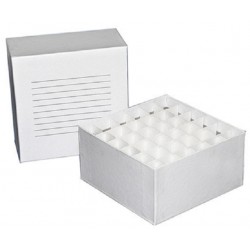 Biologix-15mL Falcon tube cardboard storage box with lid and writing space on lid, pkt/5