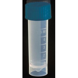 5ml-Axygen-Polypropylene, screw top  transport, V bottom tubes, self standing with attached caps, non-sterile, ctn/1,000