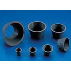 Schott Buchner Funnel Neoprene Rubber Adapters for use with filter funnels-Set of 7 gaskets