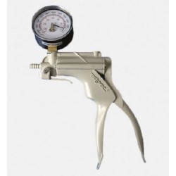 Kartell Manual hand vacuum pump with vacuum gauge