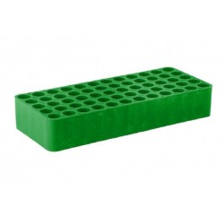 Tetra Green test tube racks, Dim:185x78 x31mm, suit 11-12mm tube diamters, 60 holes with drainage holes and numbering, ctn/24