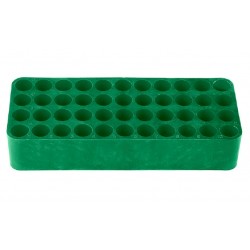 Tetra GREEN test tube racks, Dim:213x87x40, suit 15-16 mm tube diameter, 44 holes with drainage holes and numbering, ctn/24