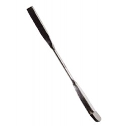 LABCO Spatula Chattaway 125mmL, one end flat, other curled, blade length 40mm, blade width 7mm, handle diameter 3mm