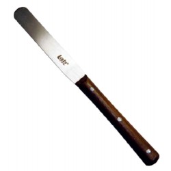 LABCO Pharmacology Spatuala with flexible balde & wooden handle, 190mmL, blade length 100mmL, 18mmW, 1mm thick
