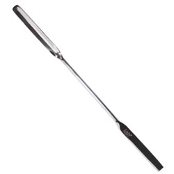 LABCO Spatula Weighing, 130mmL, one end curled, other is flat, blade length 40mm, blade width 4mm, handle diameter 2mm