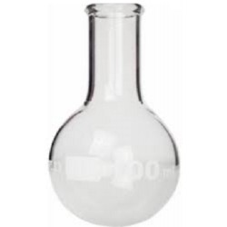 TECHNOS Round bottom boiling flask, 3.3 borosilicate glass, 50mL