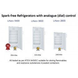 Liebherr Spark-free Laboratory Refrigerators with Mechanical (dial) Controller