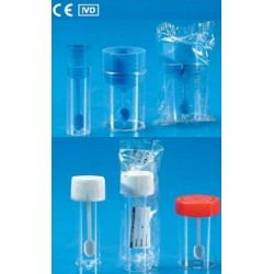 Kartell Plastic Sampling Containers with Screw Cap & Plastic Spoon