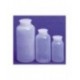 100mL, Storage Bottle, APTACA brand, polyethylene, wide mouth,  grad, round, with screw cap and inner stopper