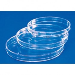 APTACA-Petri dish, clear polystyrene, 100mm, with lid, polystyrene, sterile-pkt/20/500/ctn- with vents