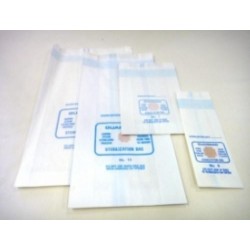 Autoclave bags-57 GMS paper satchel with indicator and labelling area, No. 04, 340 x 250 x 60 (HxWxD) mm-500/ctn