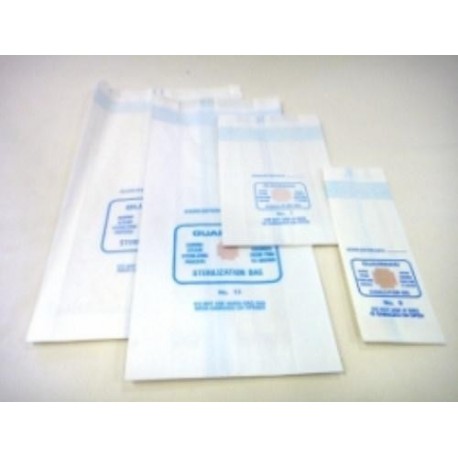 Autoclave bags-57 GMS paper satchel with indicator and labelling area, No. 07, 270 x 70 x 35 (HxWxD) mm-1000/ctn