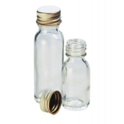 McCartney Bottles, 14mL, narrow neck 20mm , glass with aluminium cap and rubber liner, ctn/288
