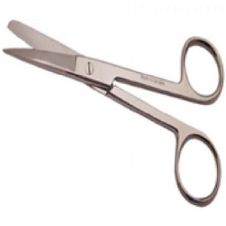 Scissors-Surgical, theatre type, stainless steel, blunt, blunt end, 12.5cm length