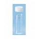 7mL- Sarstedt-Tubes with flat base, 47x20mm, polycarbonate, clear, autoclavable, white cap enclosed-pkt/1,000