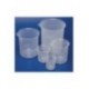 Beaker, 50mL, polypropylene, low form, with spout, graduated