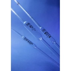 Volumetric Pipette, 1mL, Borosilicate glass, with colour code blue, Class A