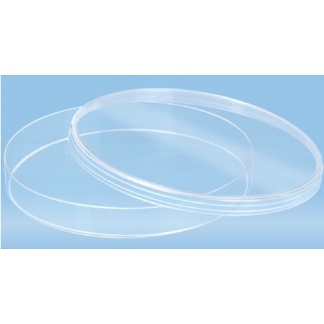 Sarstedt-Petri dishes, 150 x 20mm, Polystyrene, clear, sterile, vented,  heat resistant to 80oC-(20/pkt/100/ctn)