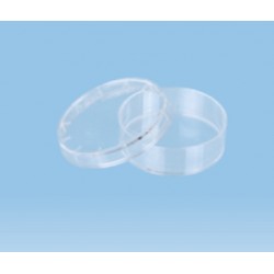 Sarstedt-Petri dishes, 35 x 10mm, polystyrene, clear, sterile, vented,  heat resistant to 80oC-(20/pkt/500/ctn)