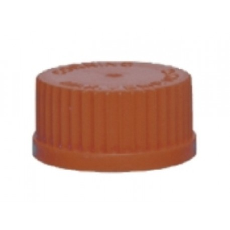 Axygen Screw Caps with 'O' Rings, Amber Brown -pkt/500
