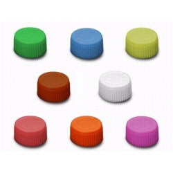 Axygen Screw Caps with 'O' Rings, Assorted colours-pkt/500
