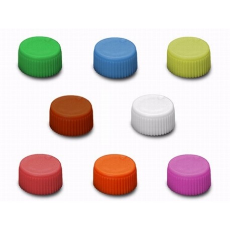 Axygen Screw Caps with 'O' Rings, Assorted colours, Pre-sterilised-pkt/500