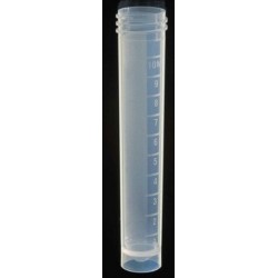 Axygen 10.0ml screw top sterile transport tubes, flat bottom, with attached caps-pkt/500