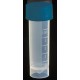 Axygen 5.0ml screw top sterile transport  tubes, flat bottom, with attached caps-pkt/500