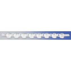 Axygen strip 8 caps Flat top to suit the above PCR-0208-C tubes-(125 strips/8 caps/strip)