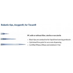Axygen 1-200ul Filtered Conductive Robotic Tips to suit CAS-1200 Sterile,(box 24 x 96),  Replaces COR-0217